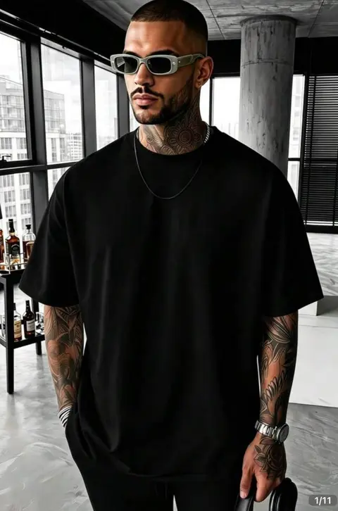 Camiseta · negro