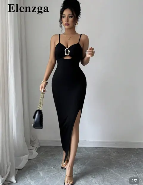 Vestido Elenzga · Negro