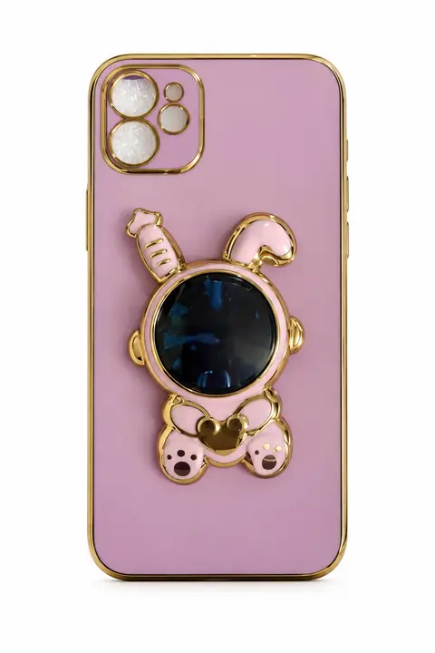 Funda IPhone 11 · rosa y dorado