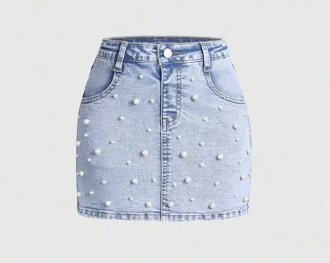 Minifalda Vaquera · Azul lavado