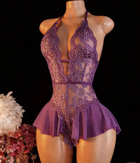 Mono Encaje · Morado