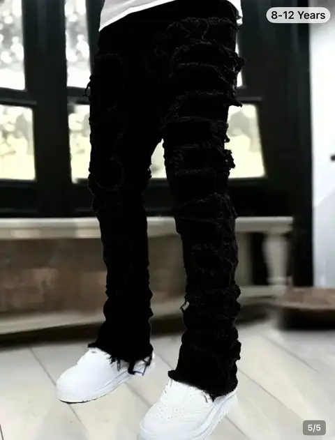 Jeans Ajustado · Negro