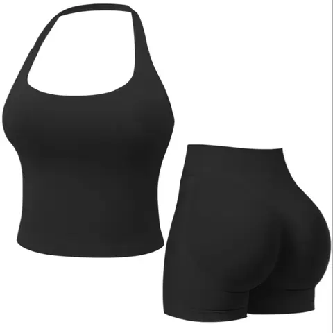 Conjunto escote · Negro