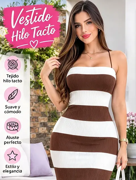 Vestido Solva · Chocolate